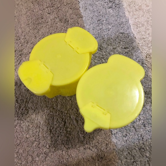 Tupperware Other - Vintage Neon Yellow Cream and Sugar Containers. There both in Great condition.